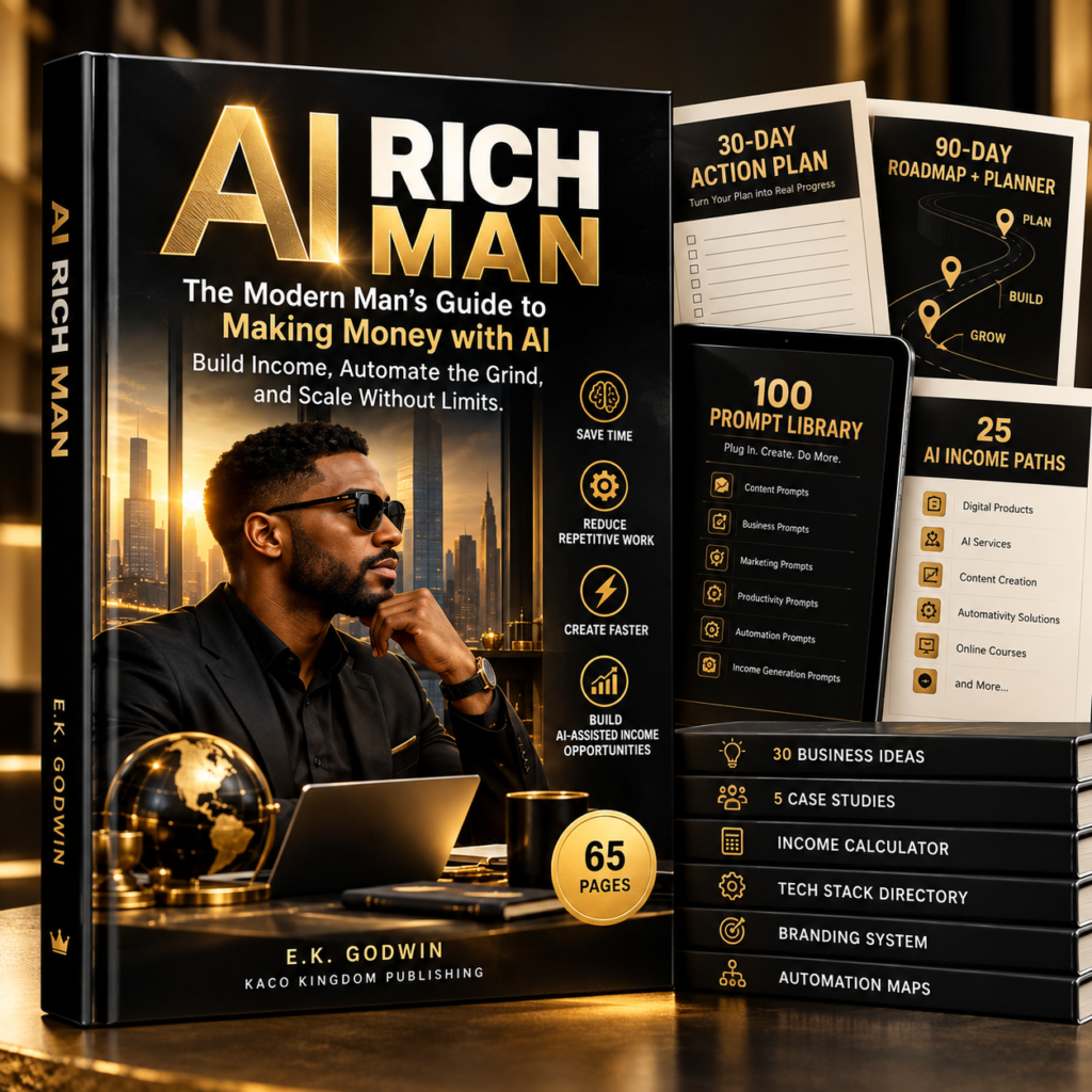 AI Rich Man - AI-assisted income opportunities, automation and business leverage guide
