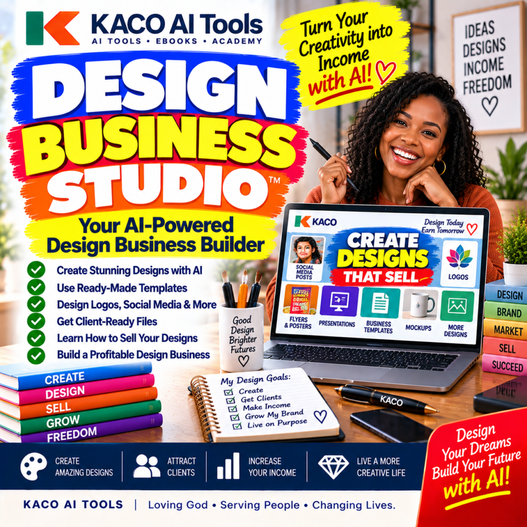 Design Business Studio AI-powered design business builder by KACO AI Tools