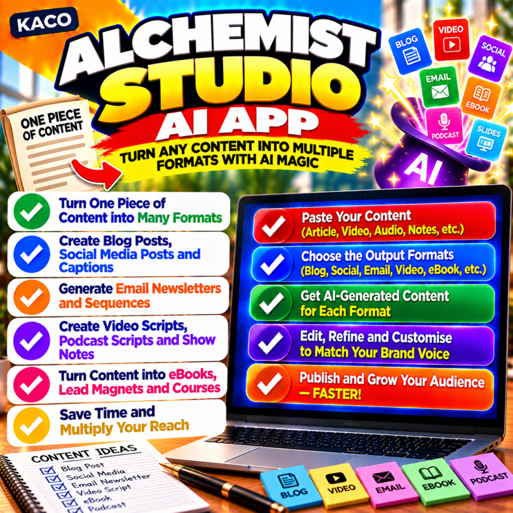 KACO Alchemist Studio AI App