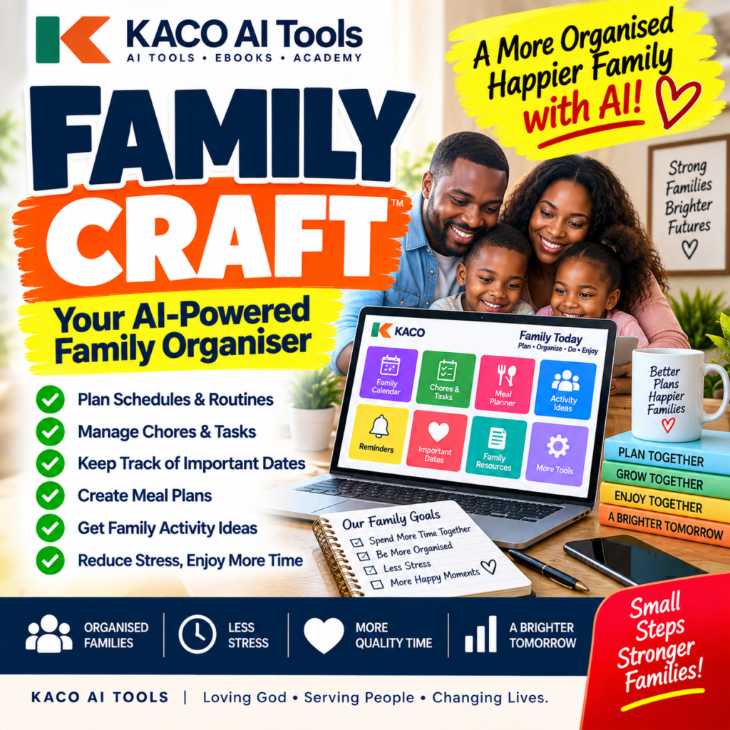 KACO FamilyCraft AI-powered family organiser