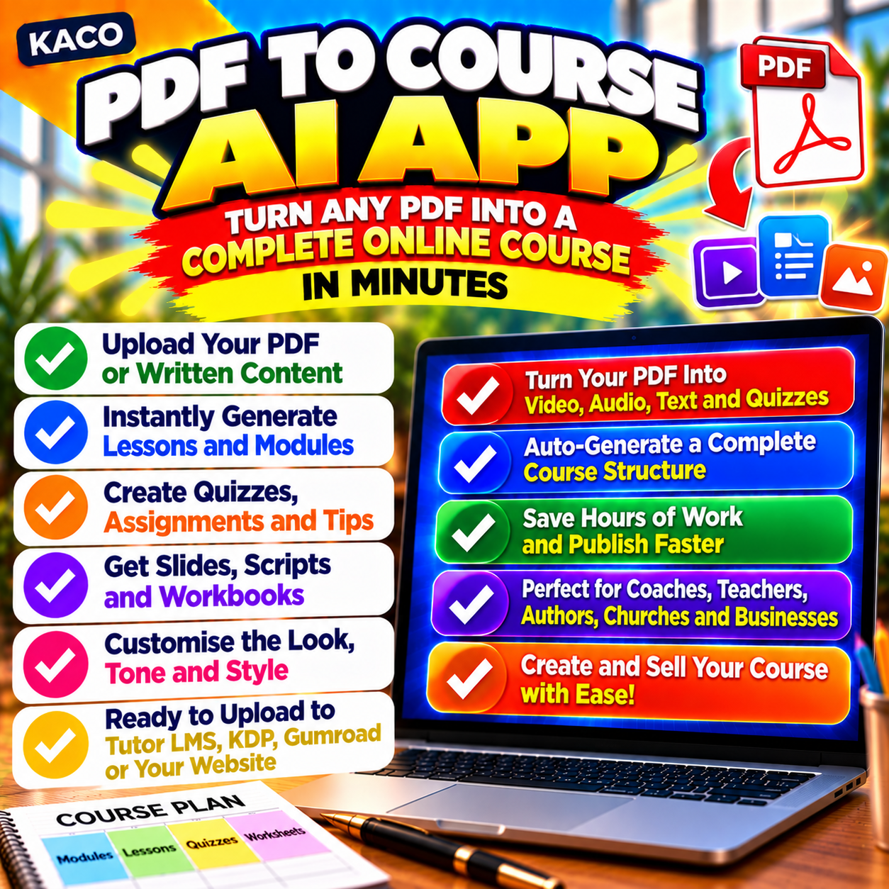 KACO Hooks and Frameworks Generator AI App