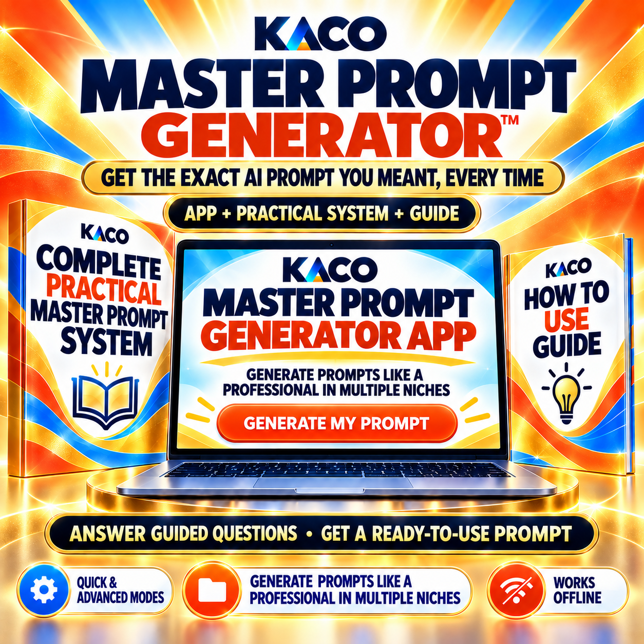KACO Prompt Engineering Course, practical offline Prompt Engineering App and how-to guide