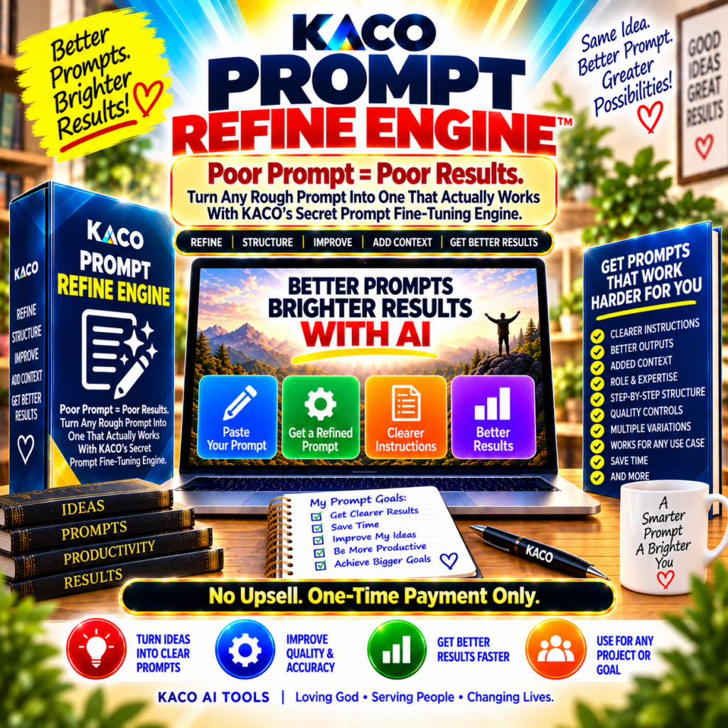 KACO Prompt Refine Engine product image by KACO AI Tools