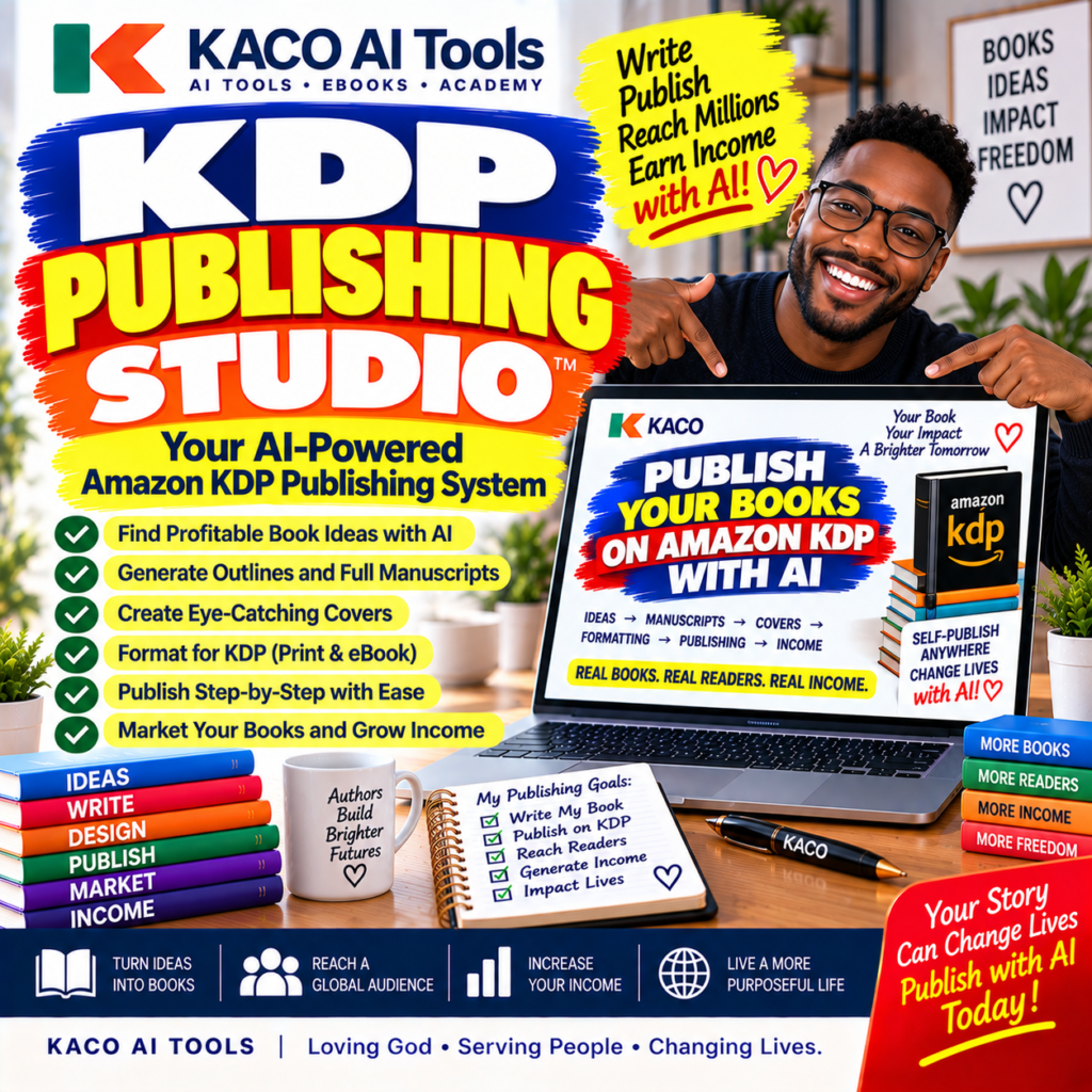 KDP Publishing Studio: The Step-by-Step System to Build a Real Amazon Catalogue With No Writing Required: No Upsell. One-Time Payment Only.