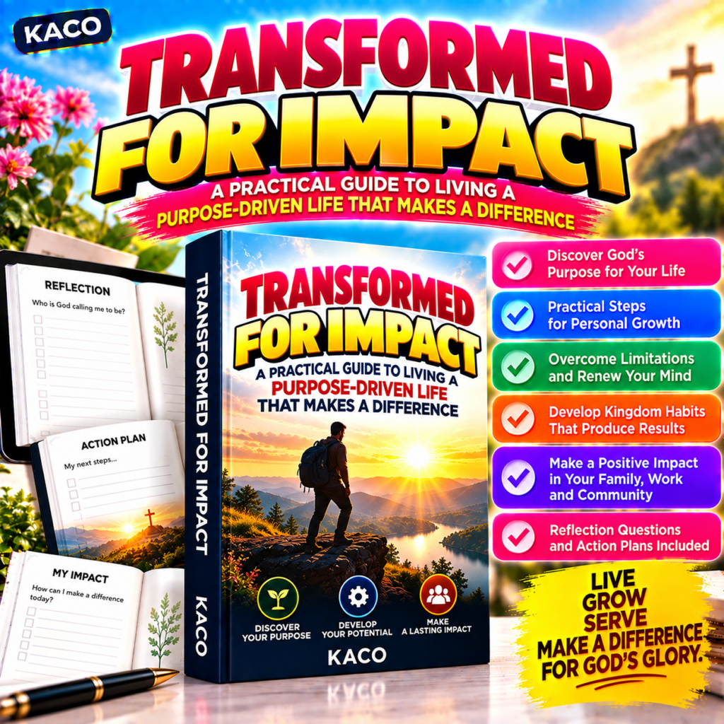Transformed for Impact - Christian guide to purpose, growth and Kingdom influence