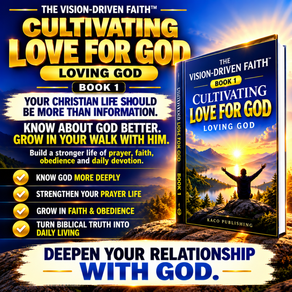 The Vision-Driven Faith Cultivating Love for God – Loving God Book 1 Christian growth book